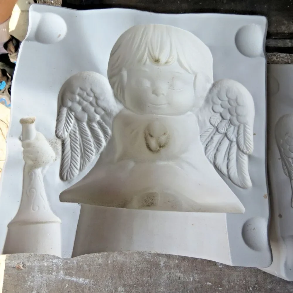 Alberta Angel w/ Trumpet Slip Mold #A338W